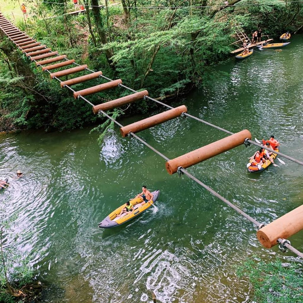 chèo thuyền ozo park